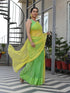 MULMUL TAHAKSHI LIME-YELLOW LEHERIYA CHIFFON SAREE MULMUL TAHAKSHI LIME-YELLOW LEHERIYA CHIFFON SAREE