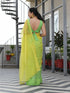 MULMUL TAHAKSHI LIME-YELLOW LEHERIYA CHIFFON SAREE MULMUL TAHAKSHI LIME-YELLOW LEHERIYA CHIFFON SAREE