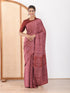 MULMUL ARUSHA BLOCK PRINTED MODAL SATIN SAREE MULMUL ARUSHA BLOCK PRINTED MODAL SATIN SAREE