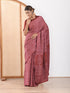 MULMUL ARUSHA BLOCK PRINTED MODAL SATIN SAREE MULMUL ARUSHA BLOCK PRINTED MODAL SATIN SAREE